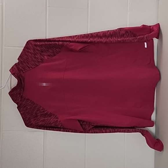 1/4 Zip Dri More, Work out Pop-over Jacket, Thumbholes, Reflective Strip - Picture 3 of 11